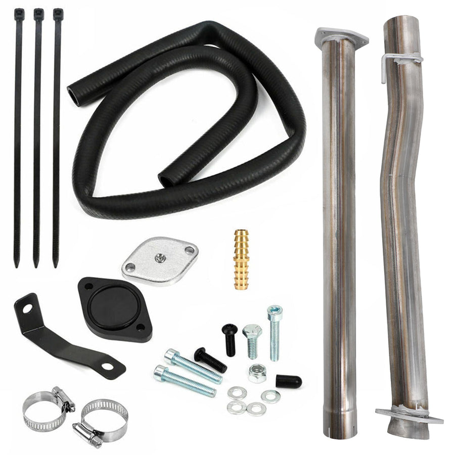 11-22 Ford F250 F350 F450 6.7L Diesel 4" Muffler Exhaust Pipe + EGR Kit + Coolant Line Generic U.S. Part One
