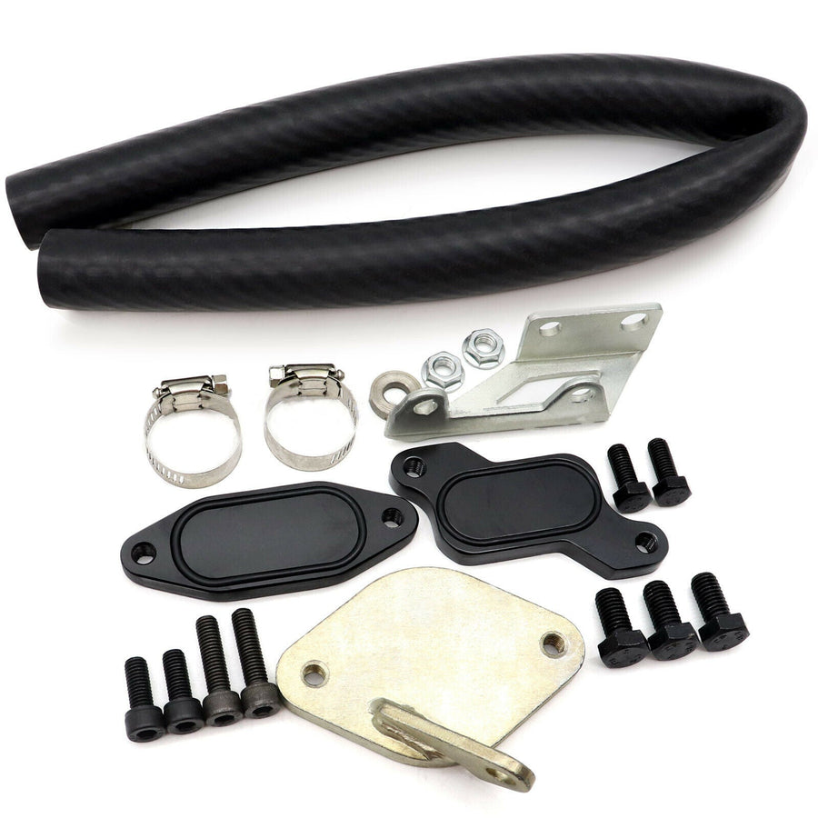 EGR Valve Cooler Delete Kit for 2004.5 2005 GMC Sierra Chevy Silverado 2500 HD 3500 6.6 Duramax LLY U.S. Part One