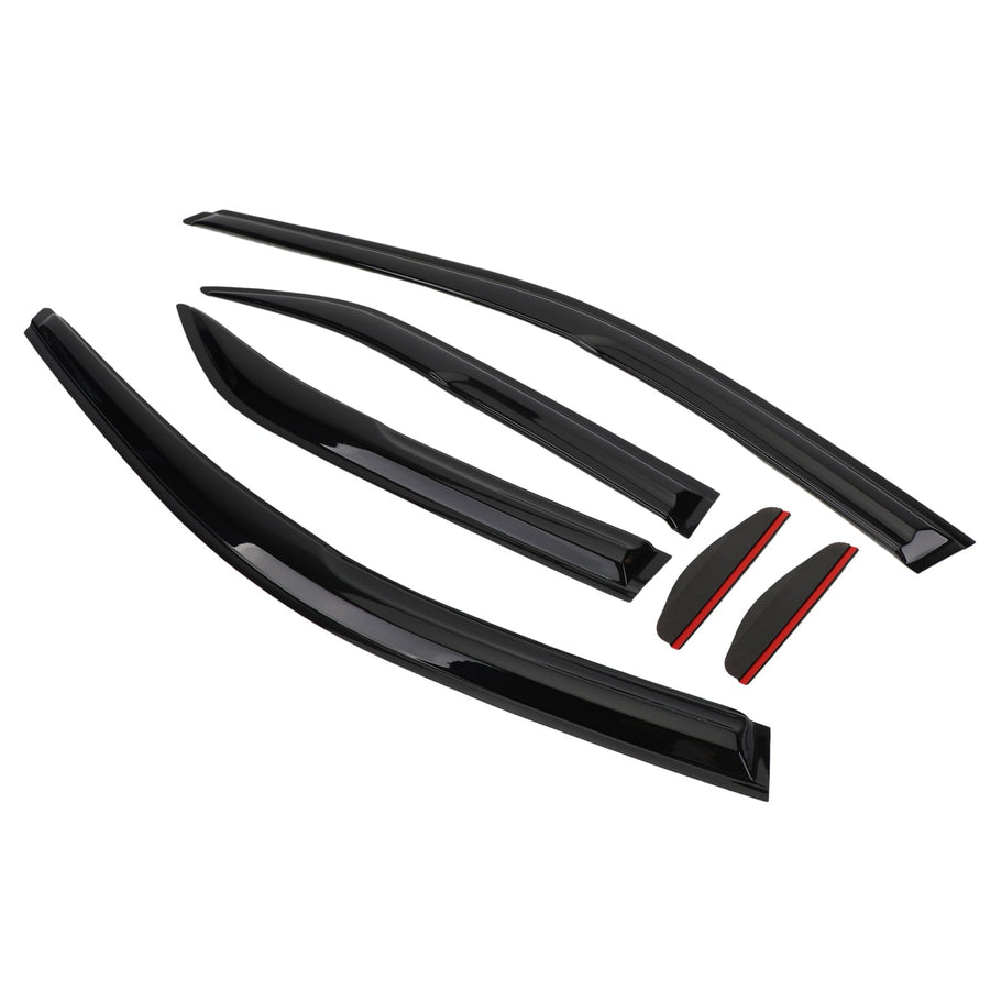 12-17 Toyota Camry Car Window Sun Rain Guard Visors Kit 6PCS Generic U.S. Part One