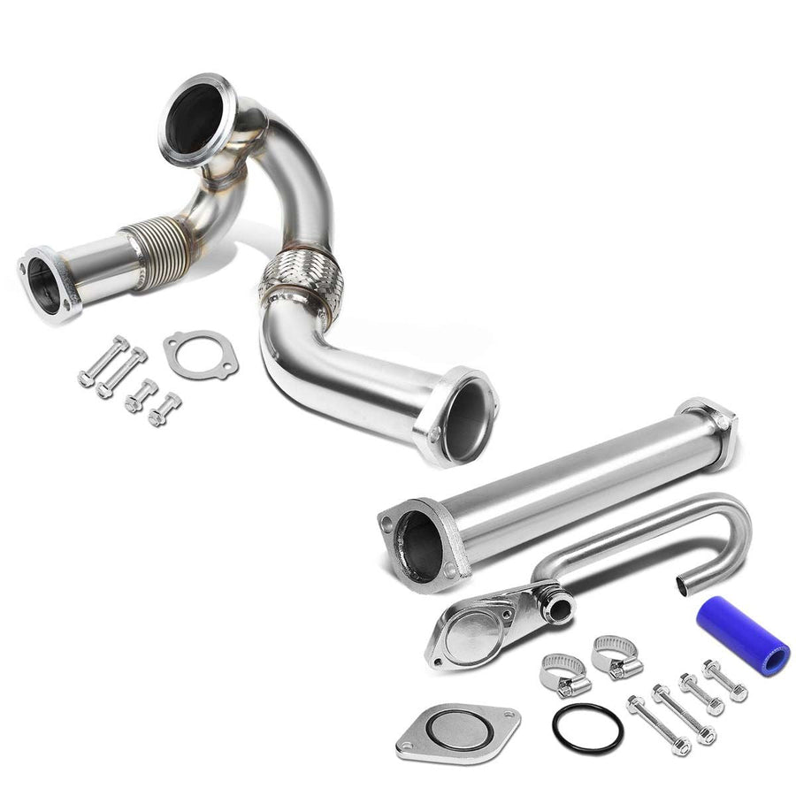 03-07 Ford Super Duty 6.0L Diesel EGR Delete Kit with Up/Y-Pipe U.S. Part One