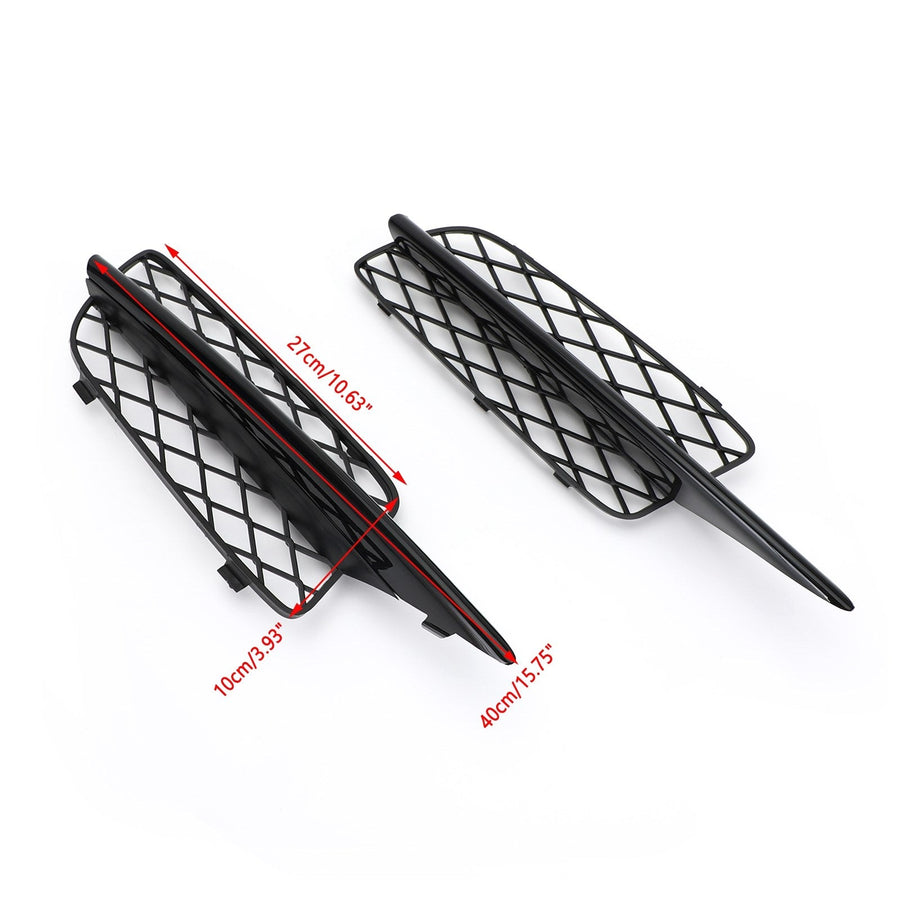 07-10 BMW X5 E70 Pair Front Bumper Fog Light Grill Grille Generic U.S. Part One