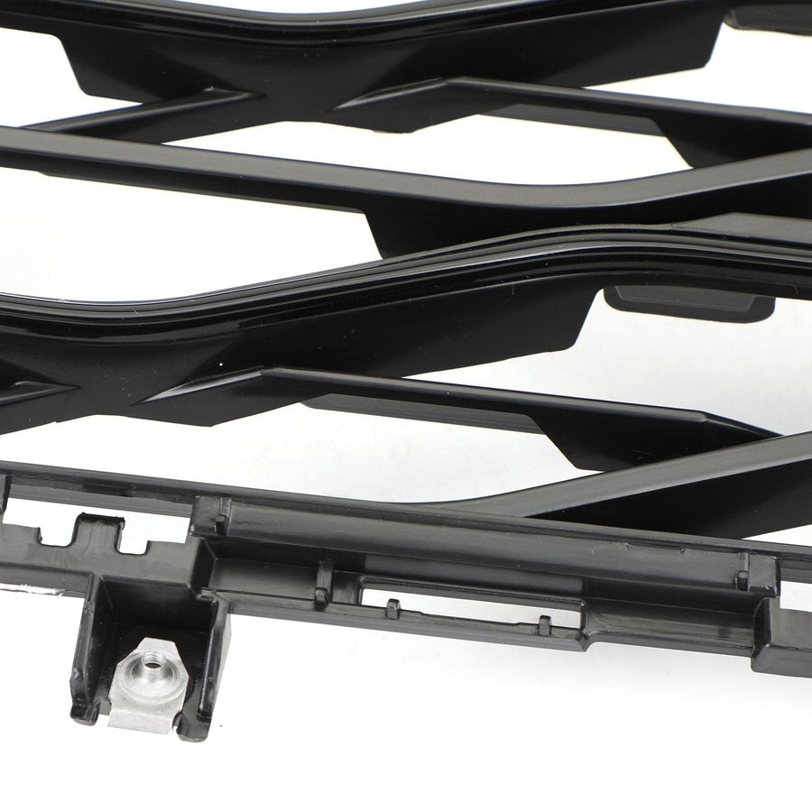 2019 2020 Chevrolet Malibu 3pcs Front Upper Grille Lower Grille Gloss Black Generic US Part One