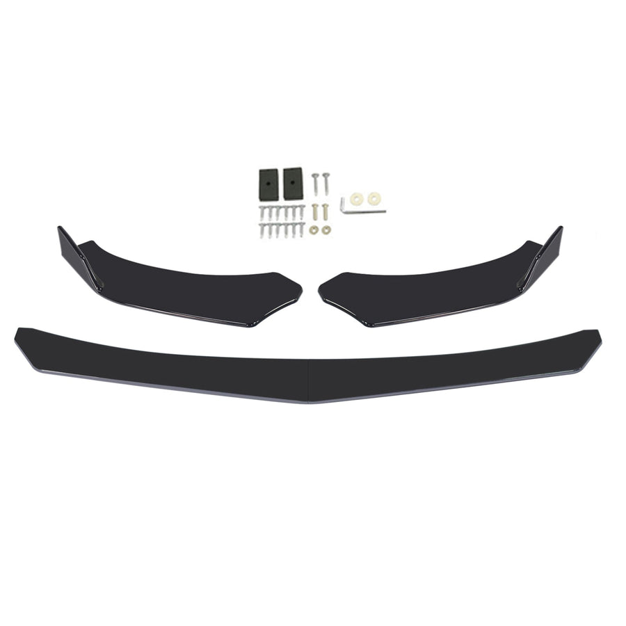 10Pcs ABS Front Bumper Spoiler Diffuser Side Skirt Rear Lip Splitter Canard Kits Generic U.S. Part One
