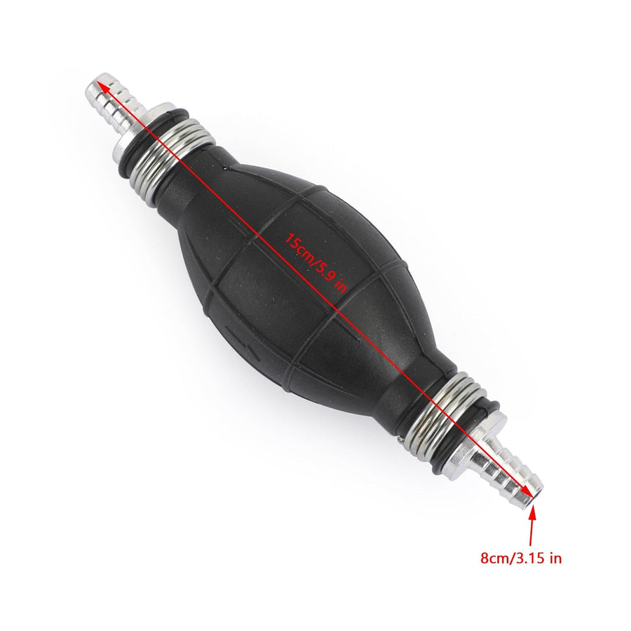 1/4- 1/2" Hand Primer Bulb Outboard Car Marine Boat Gas Fuel Line Pump All Fuels Generic U.S. Part One