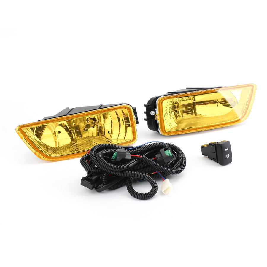 Generic Yellow Lens Fog Lights + Switch For 2003-2007 Honda Accord / 2004-2008 Acura TL US Part One