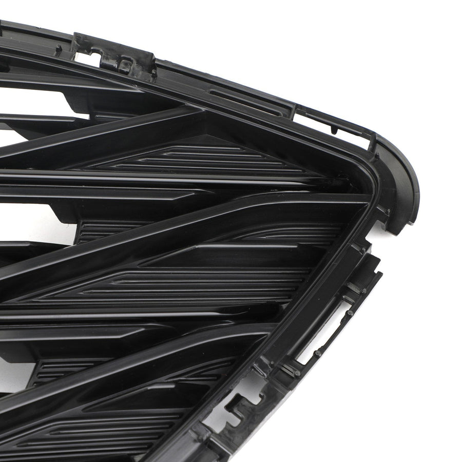 2019 2020 Chevrolet Malibu 3pcs Front Upper Grille Lower Grille Gloss Black Generic US Part One