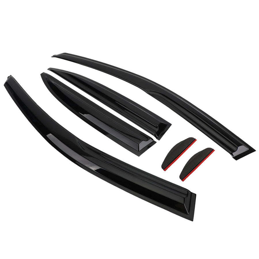 Car Window Sun Rain Guard Visors Kit 6PCS For Acura TSX 2009-2014 Generic US Part One