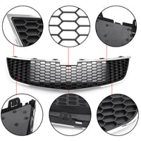 Thumbnail for Upper+Lower Grille 2PCS Front Bumper Inserts Trim Covers For 2009-2014 Chevy Cruze Generic US Part One