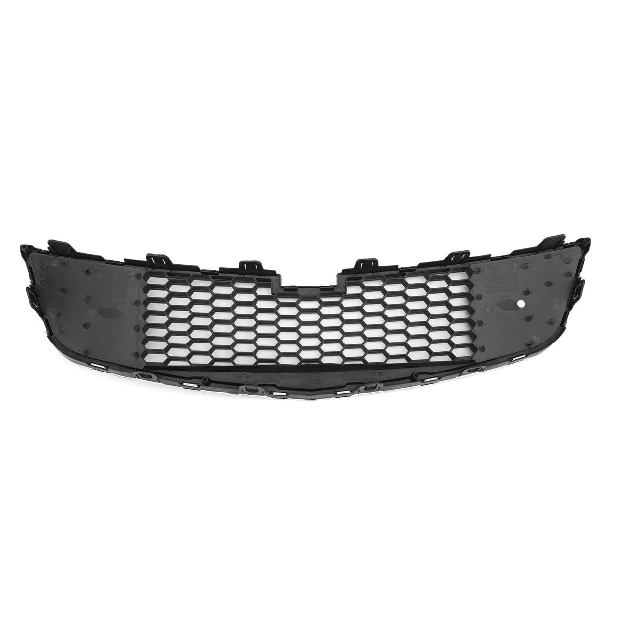 Upper+Lower Grille 2PCS Front Bumper Inserts Trim Covers For 2009-2014 Chevy Cruze Generic US Part One