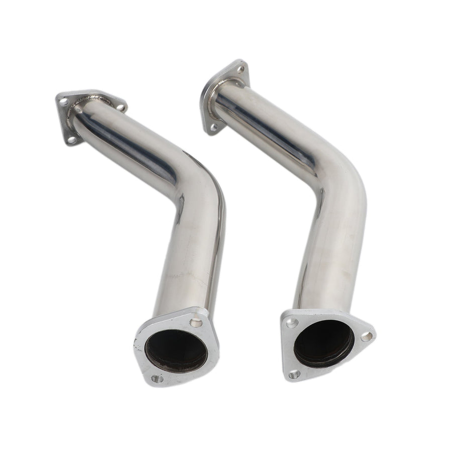 2 Test Pipes Decat Non Reson Straight Exhaust For 03-06 Nissan 350Z Infiniti G35 FX35 Generic U.S. Part One