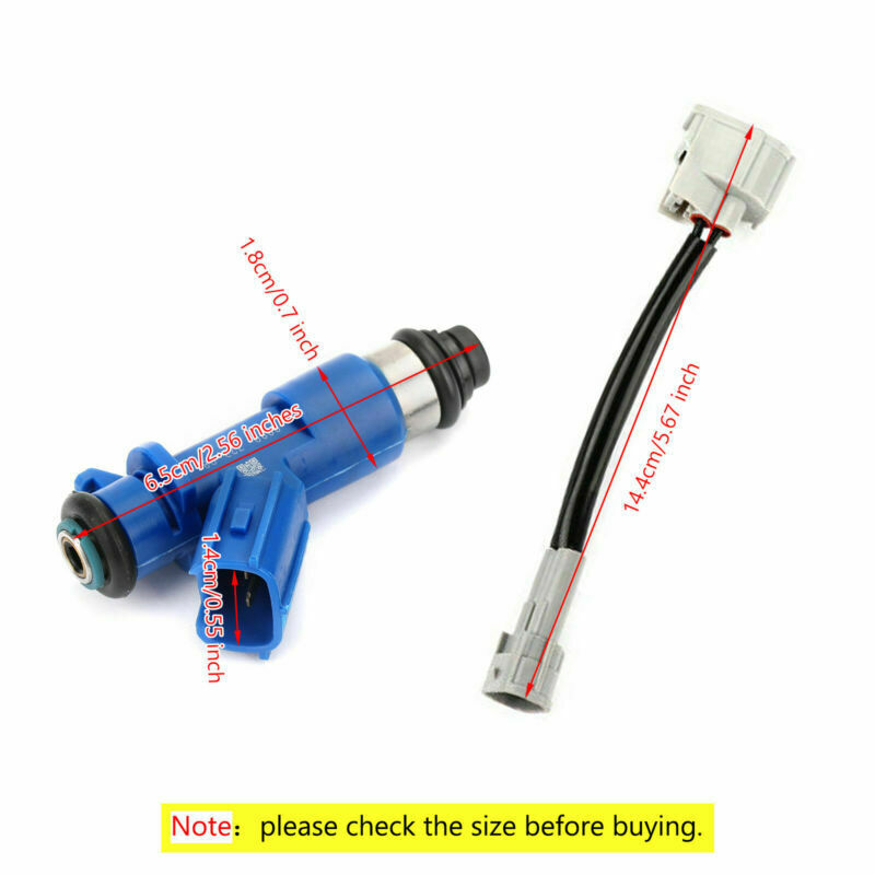 1Pcs New Denso Fuel Injectors 410Cc For Acura Honda 16450Rwca01 Generic U.S. Part One