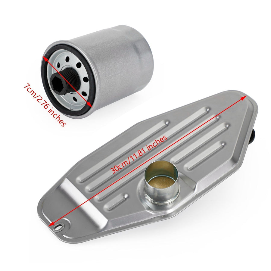 2000-2011 Dodge Dakota 4/5 SP R/4WD V8 4.7L Transmission Filter Kit 4WD With Pan Gasket 5013470AD 4799662 5179267AC Generic U.S. Part One