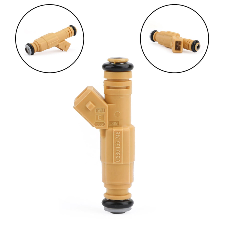 0280155702 0280155746 FJ583 1pcs Fuel Injectors Fit 97-98 Volvo S90 1987-1998 Cherokee 4.0L Grand Cherokee Generic U.S. Part One
