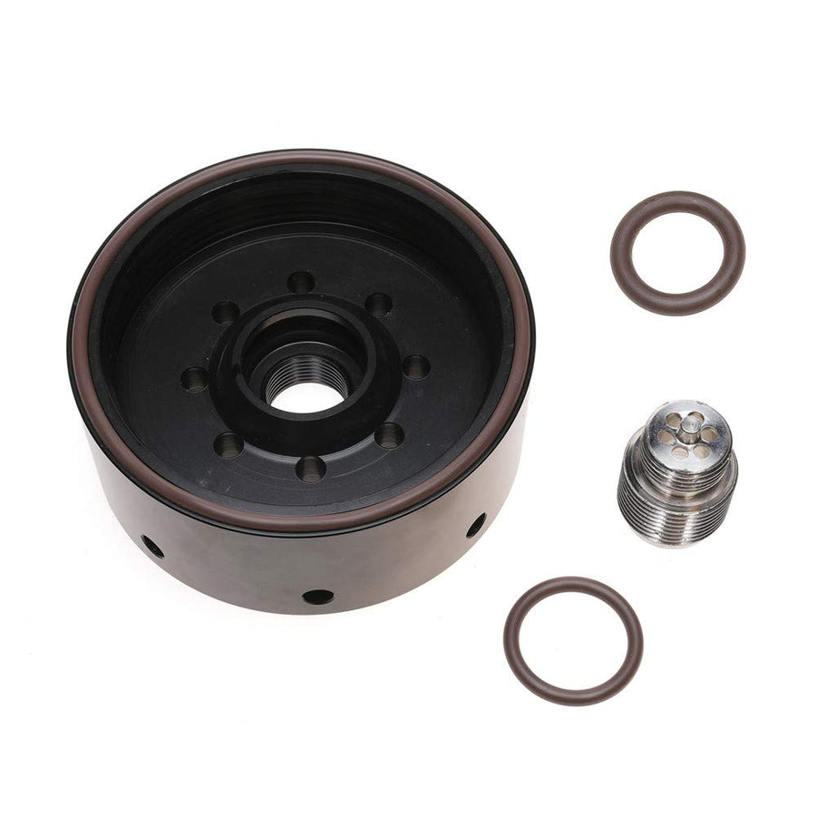 iFJF 12642623 Fuel filter head with Pump and 1R-0750 Adapter Refit Head For GM Duramax 6.6L V8 2004-2013 Chevy/GMC Fuel Filters Diesel Engine U.S. Part One