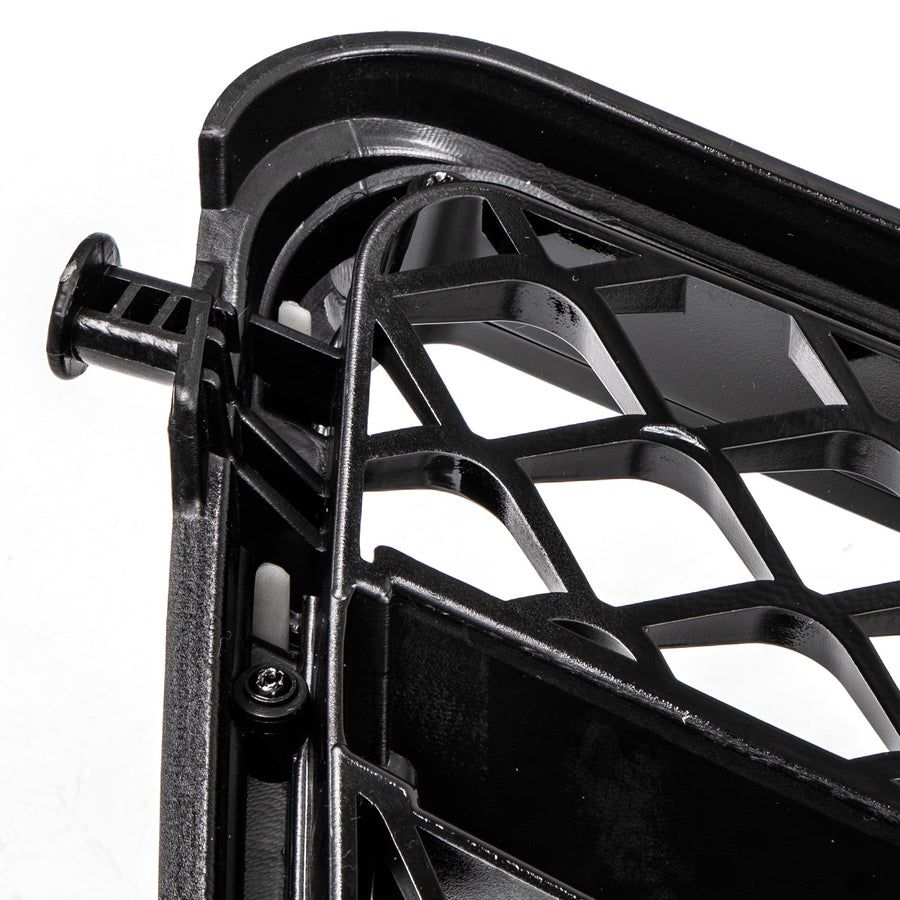 08-14 C-Class W204 C300 C350 Benz Grille ABS Gloss Black Chrome Front Grille Replacement Generic U.S. Part One