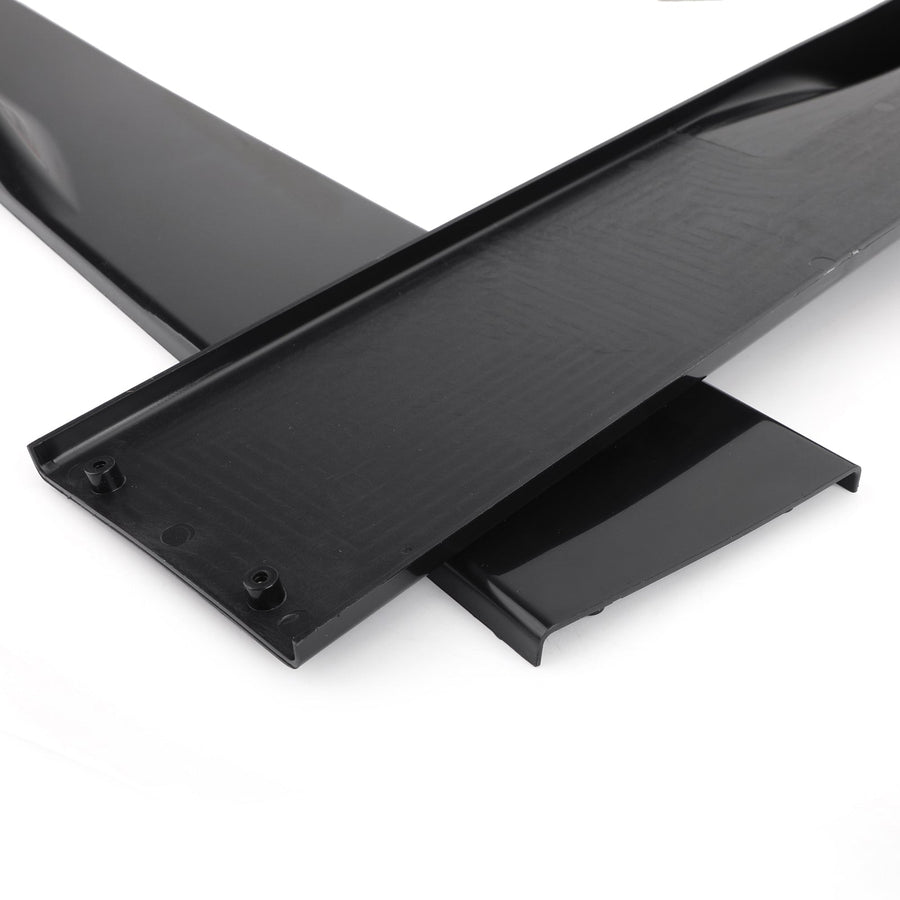 10Pcs ABS Front Bumper Spoiler Diffuser Side Skirt Rear Lip Splitter Canard Kits Generic U.S. Part One