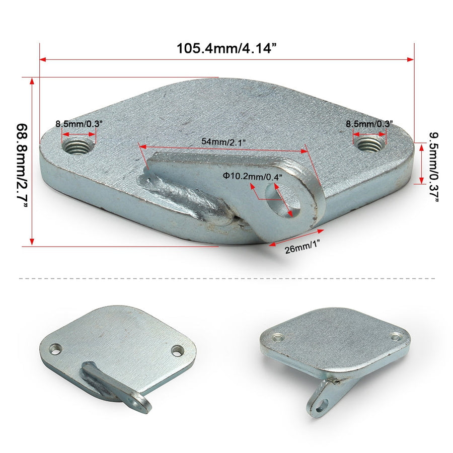 2006-2007 Chevy GM 2500 3500 Duramax LBZ 6.6L Diesel EGR Delete Kit with High Flow Intake Elbow Generic US Part One