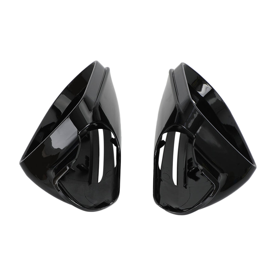 09-10 BENZ E-Coupe W207/C207 Pre-Facelift Pair Rearview Mirror Cover Gloss Black 1718100364 1718100564 Generic U.S. Part One