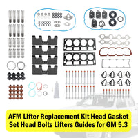 Thumbnail for 2005-2006 GMC Envoy XL 5.3L 5328CC 325CID V8 OHV 16 Valve AFM Lifter Replacement Kit Head Gasket Set Head Bolts Lifters Guides Fedex Express Generic