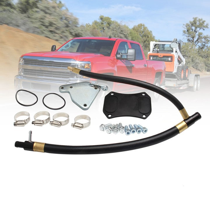 11-15 GMC Chevy 6.6L Duramax Diesel EGR Valve Cooler Delete Kit Generic