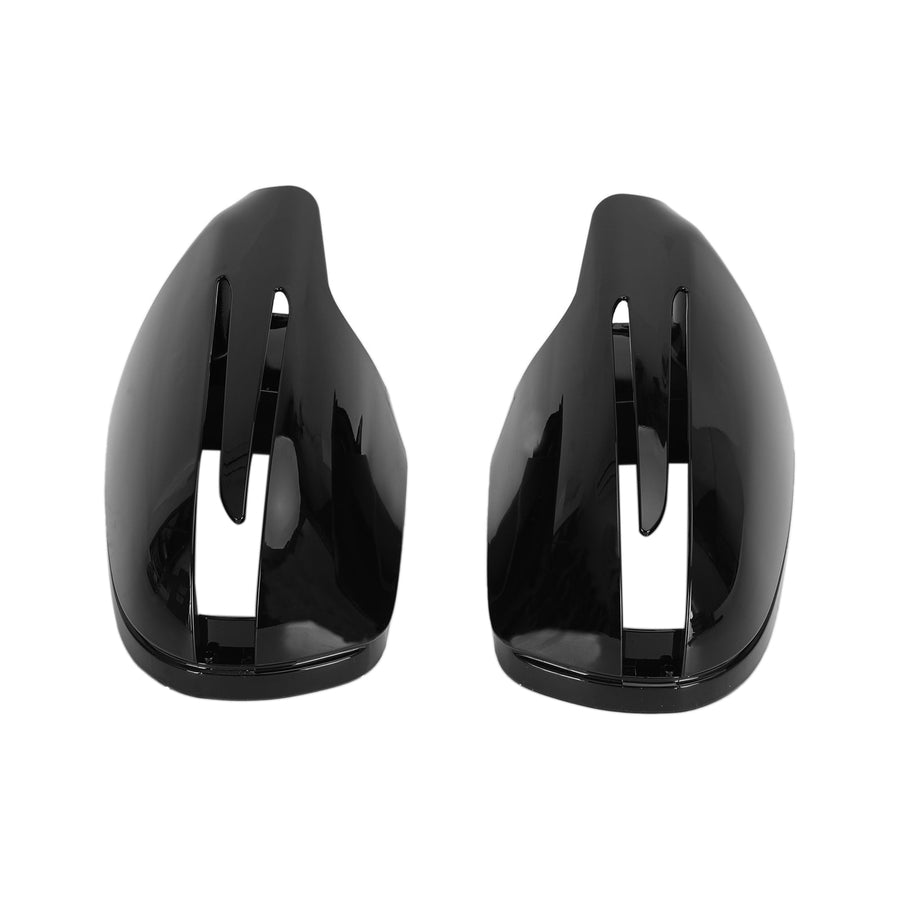 09-10 BENZ E-Coupe W207/C207 Pre-Facelift Pair Rearview Mirror Cover Gloss Black 1718100364 1718100564 Generic U.S. Part One