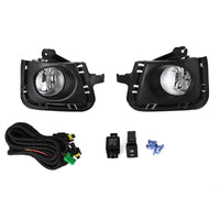 Thumbnail for 12-14 Toyota Prius C  Clear Lens Front Bumper Fog Light Lamps w/Bezel+Switch Generic