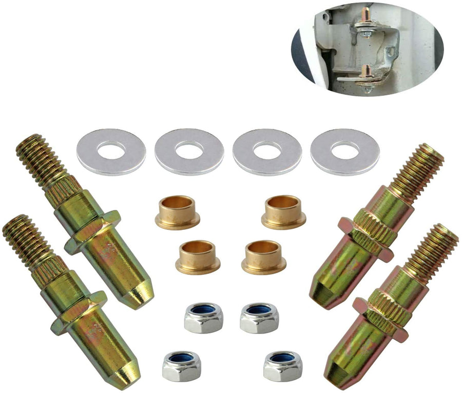 Door Hinge Roller Pin Door Hinge Pin and Bushing Repair Kits for 1999 - 2020 GMC Sierra Chevrolet Silverado Chevy Truck SUV U.S. Part One