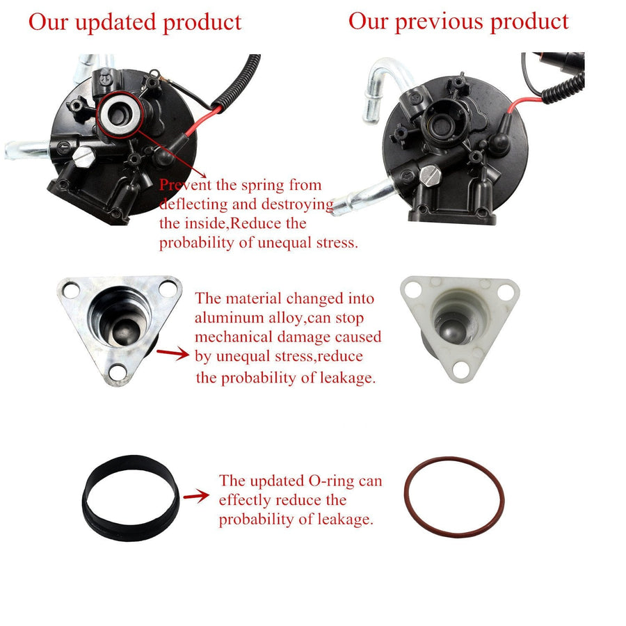 6.6 Fuel Filter Housing Head with Hand Fuel Pump and Heater for Duramax 6.6L LLY LBZ LMM Chevrolet/Chevy Silverado GMC V8 Sierra 2500 3500 12642623 TP3018GM 2004-2013 Primer Bulb 12642623 12664429 U.S. Part One