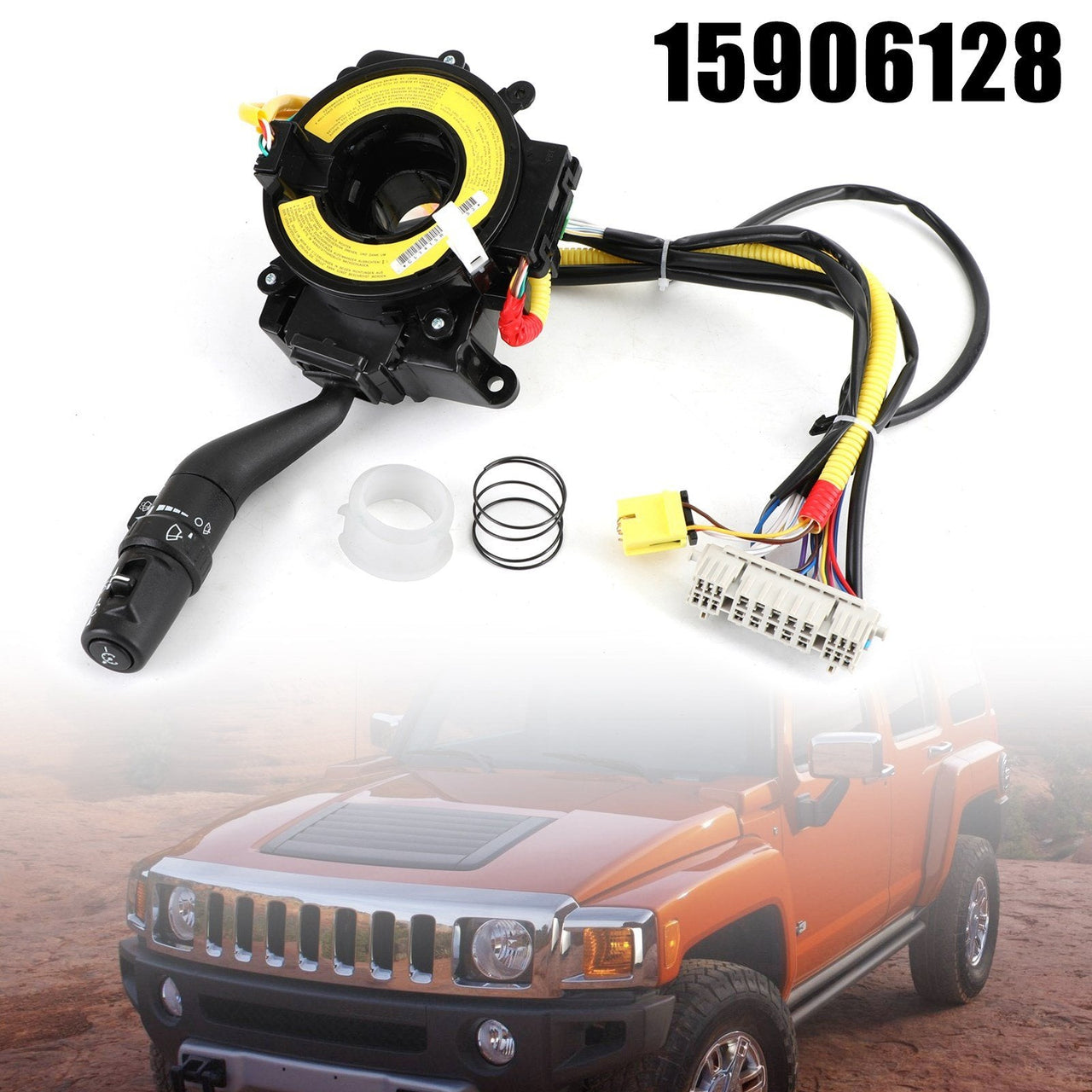 Air Bag Coil Turn Signal Switch 15906128 For Chevrolet Colorado GMC Canyon Hummer H3 Generic U.S. Part One