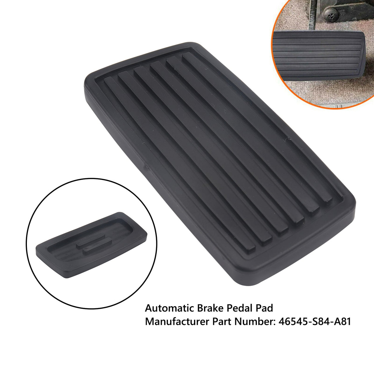 1998-2014 Honda Acura Automatic Brake Pedal Pad Rubber Cover 46545-S84-A81 Generic U.S. Part One