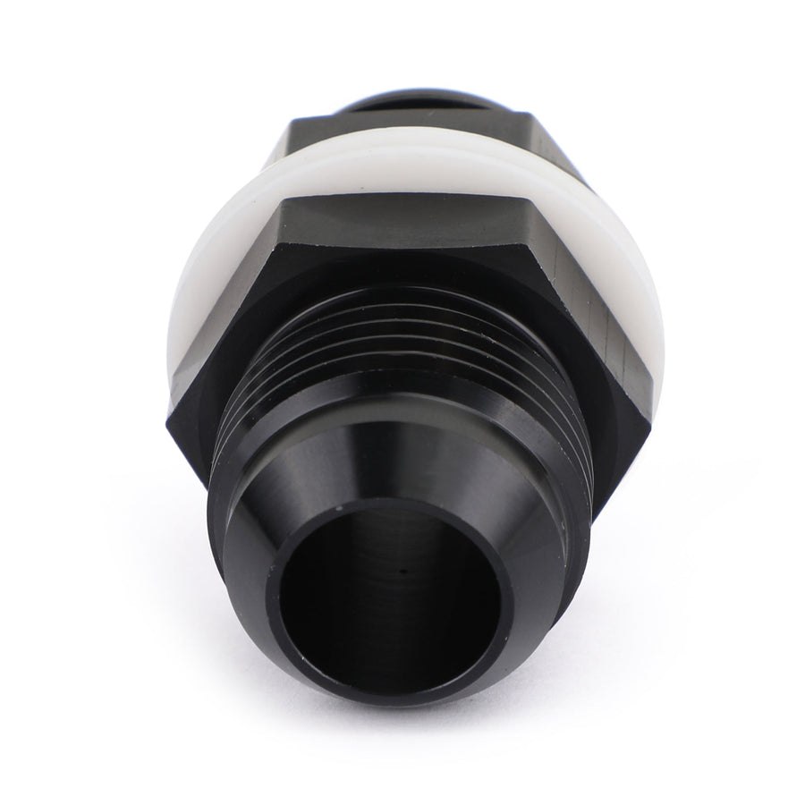 10 AN AN10 Flare Fuel Cell Bulkhead Fitting With Washer Black Generic U.S. Part One