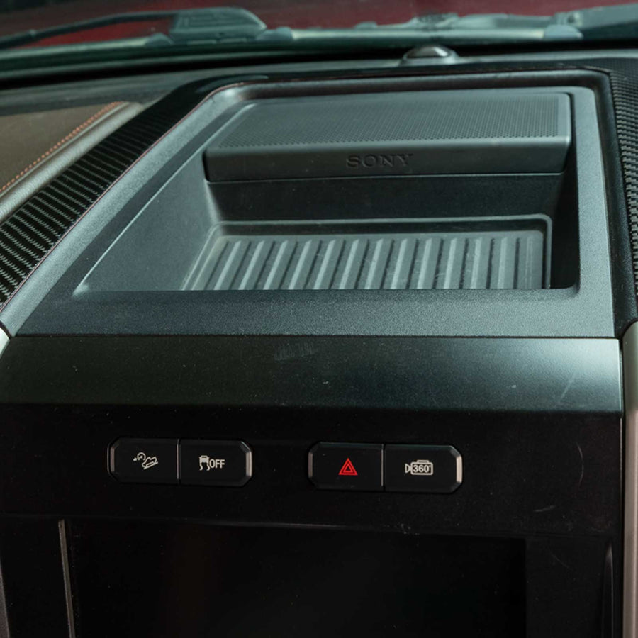 Carbon Fiber Interior Center Console Storage Box Cover Trim For Ford F150 2015- Generic US Part One