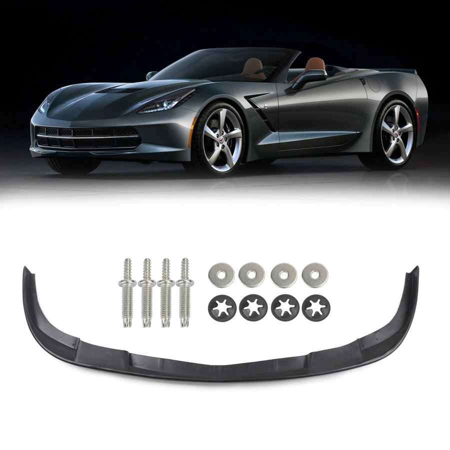 05-13 Chevy Corvette C6 Z06 Coupe ZR1 Style Front Bumper Lip Spoiler Generic U.S. Part One