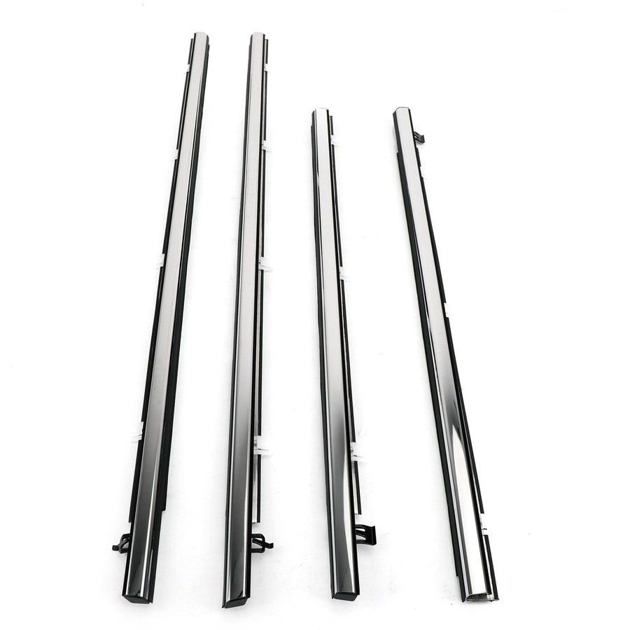 4x Car Outside Window Weatherstrip Seal Belt Moulding For Acura TSX 2009-2014 Generic US Part One