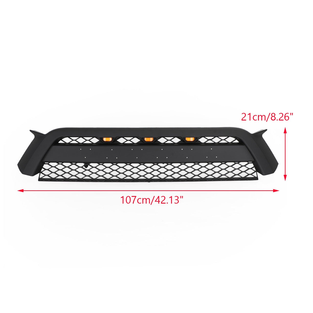 10-13 4Runner TRD Pro Style Front Bumper Grille Matte Black Grill Generic