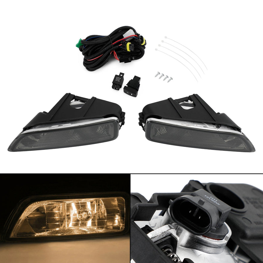 Smoke Lens Fog Lights + Switch For Honda Accord 2003-2007  / Acura Tl 2004-2008 Generic US Part One