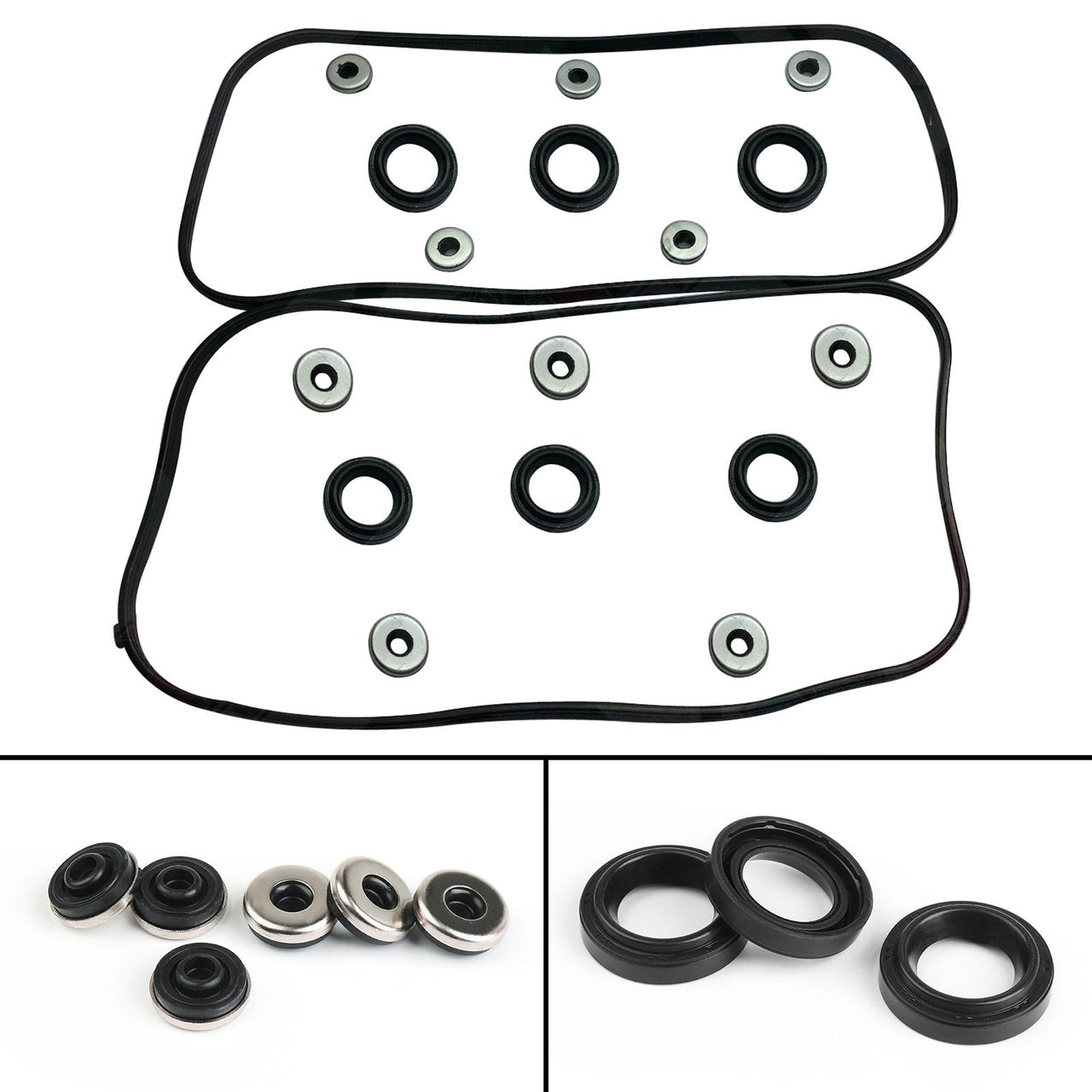 Genuine Manufacturer/OEM Valve Cover Gasket Set L&R Fits For Acura Honda V6 Generic US Part One