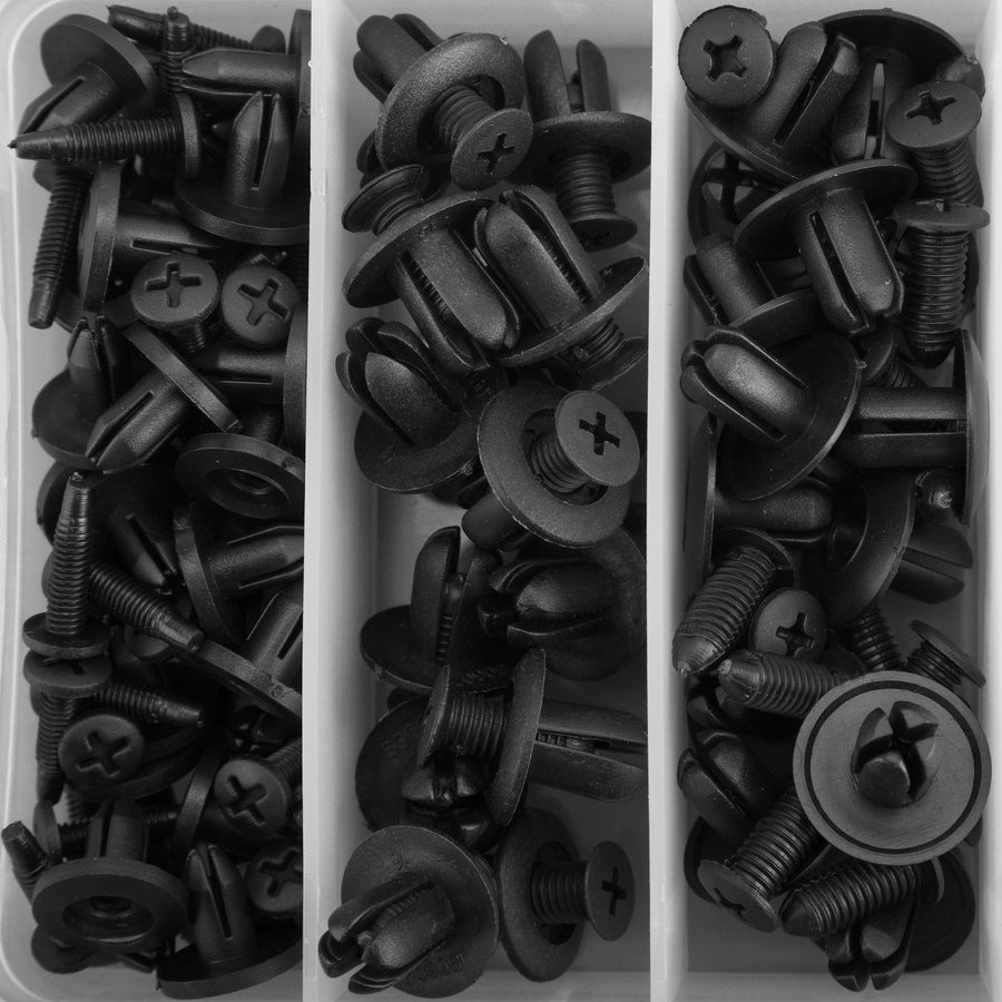 150PCS Car Push Pin Rivets Clip Door Pannel Bumper Repair Fastener Clips Kit Generic U.S. Part One