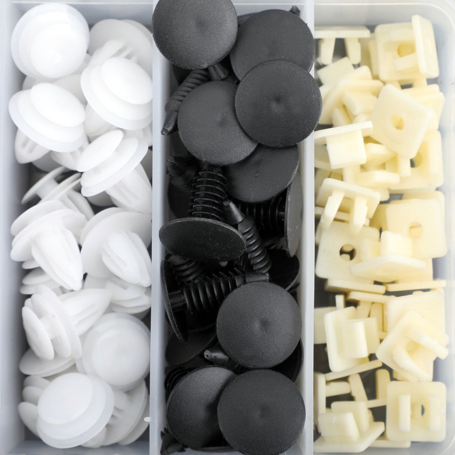 150PCS Car Push Pin Rivets Clip Door Pannel Bumper Repair Fastener Clips Kit Generic U.S. Part One