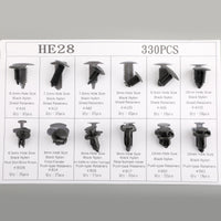 Thumbnail for 330PCS Car Bumper Push Rivet Fastener Clip Retainers Assortment Fits For Ford Toyota Generic US Part One