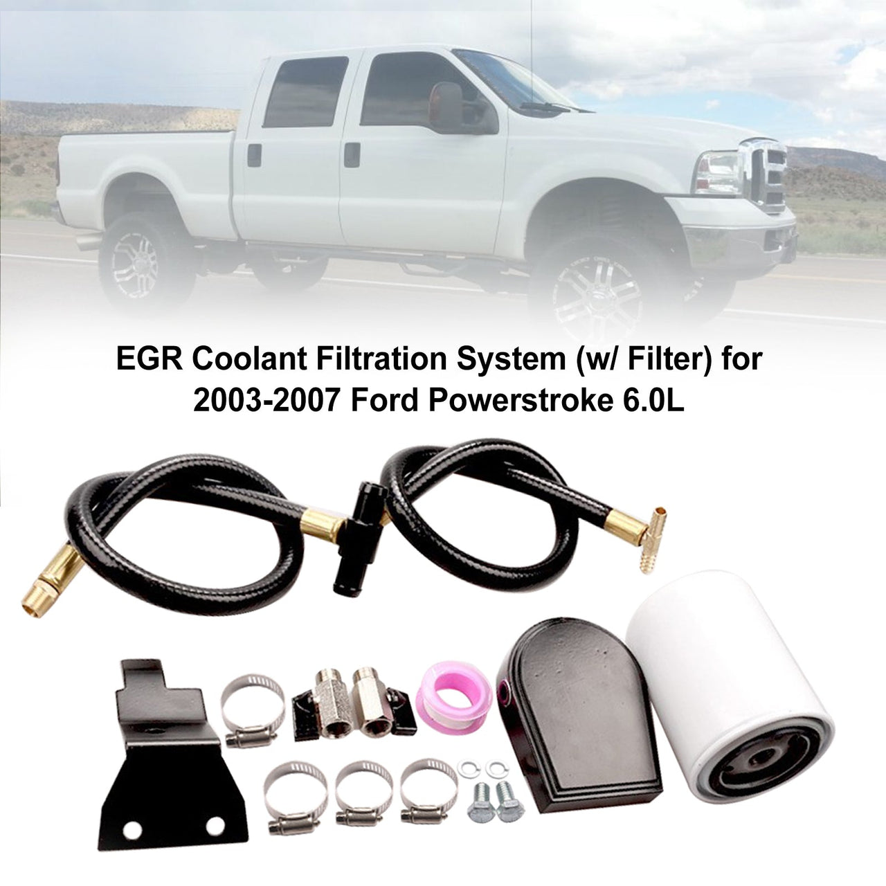 03-07 Ford Powerstroke 6.0L EGR Coolant Filtration System (w/ Filter) Generic