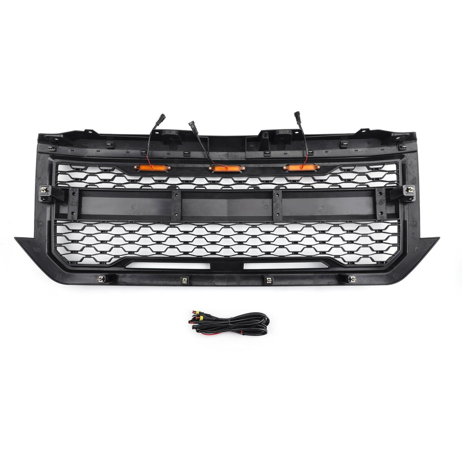 2016-2018 Chevrolet Chevy Silverado 1500 Front Bumper Grille With Amber Lights Generic US Part One