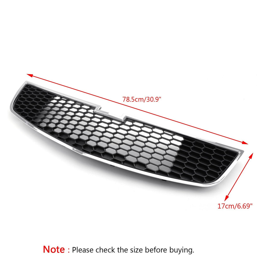 1PC Front Lower Bumper Grille Grill Inserts Trim Covers For 09-14 Chevy Cruze Generic U.S. Part One
