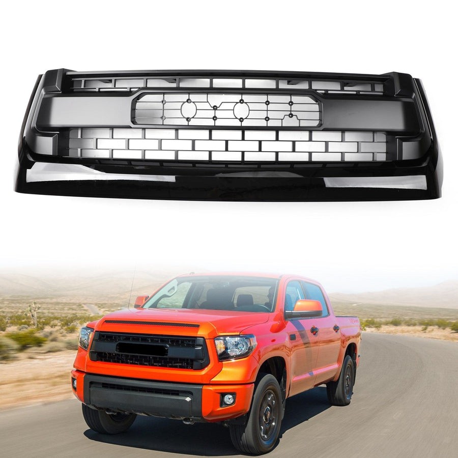 14-18 Tundra TRD PRO Honeycomb Fashion Grill Black Grill Kit Generic U.S. Part One