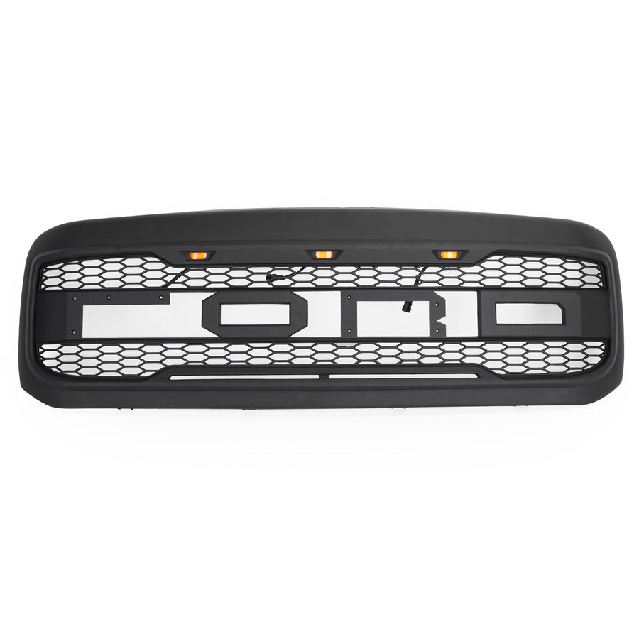 1999-2004 Ford F250 F350 F450 F550 Raptor Style Grill Super Duty Black Generic U.S. Part One