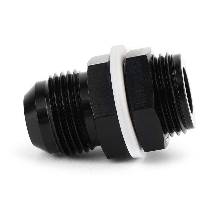 10 AN AN10 Flare Fuel Cell Bulkhead Fitting With Washer Black Generic U.S. Part One