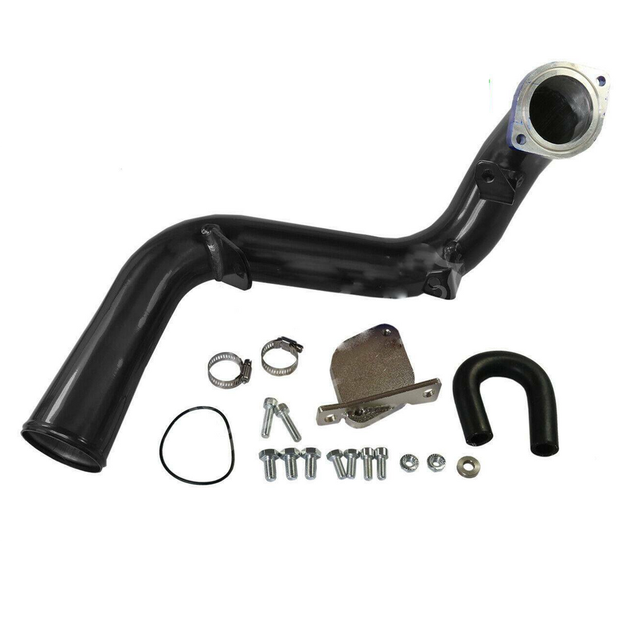 EGR Delete Kit High FLOW Intake Elbow Pipe Tube for Chevy Silverado GMC Sierra 2500 3500 HD Duramax 6.6 LMM Diesel 2007 2008 2009 2010 U.S. Part One