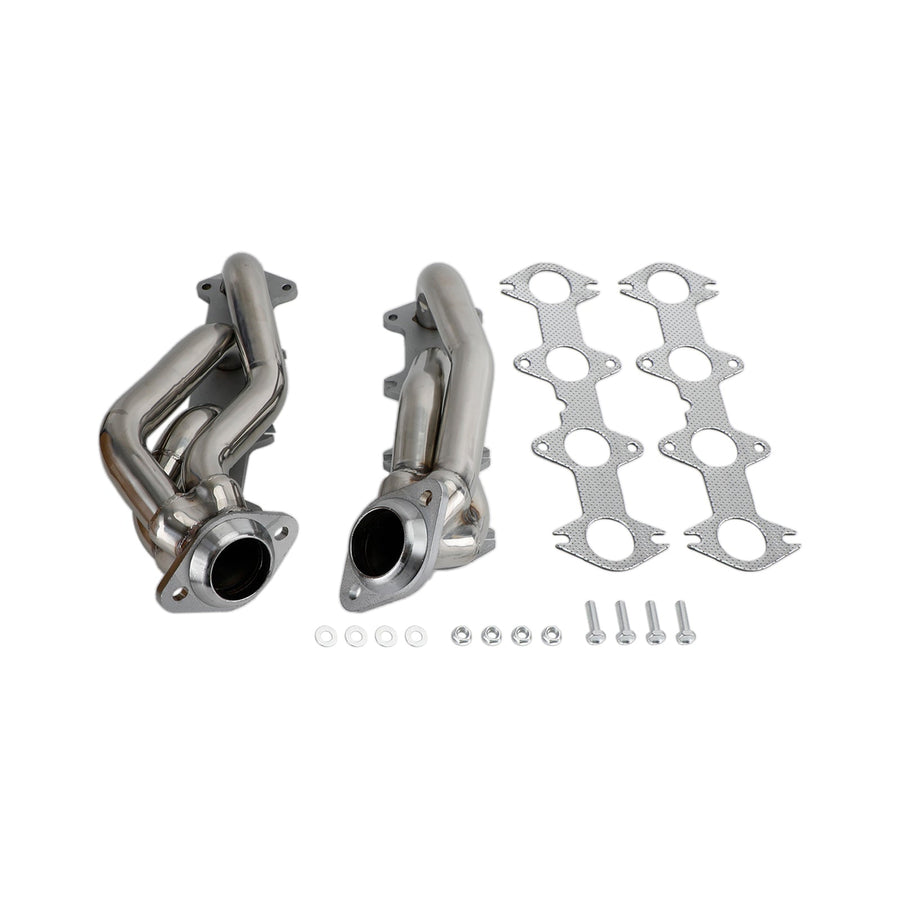 04-10 Ford F150 5.4 V8 Stainless Exhaust Manifold Shorty Headers Performance Generic U.S. Part One