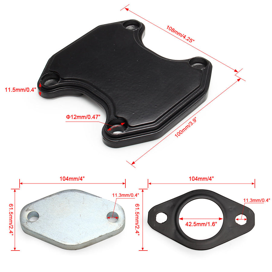 13-18 Dodge Ram 3500 4500 5500 6.7L Cummins Cab & Chassis EGR Delete Kit Generic U.S. Part One