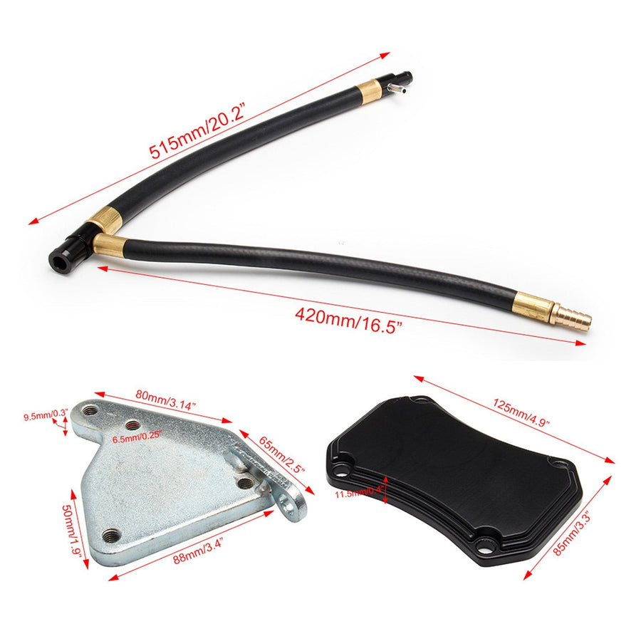 11-15 GMC Chevy 6.6L Duramax Diesel EGR Valve Cooler Delete Kit Generic U.S. Part One